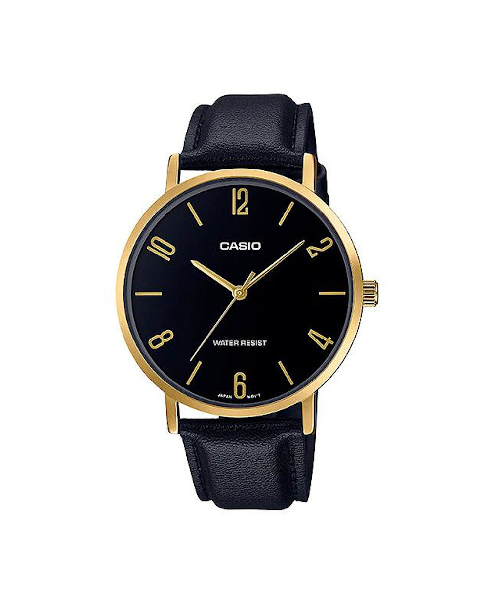 RELOJ PARA HOMBRE CASIO MTP-VT01GL-1B2UDF -NEGRO - Tiendas Casio TITEC