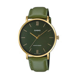 RELOJ PARA HOMBRE CASIO MTP-VT01GL-3BUDF -VERDE - Tiendas Casio TITEC