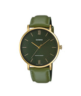 RELOJ PARA HOMBRE CASIO MTP-VT01GL-3BUDF -VERDE - Tiendas Casio TITEC