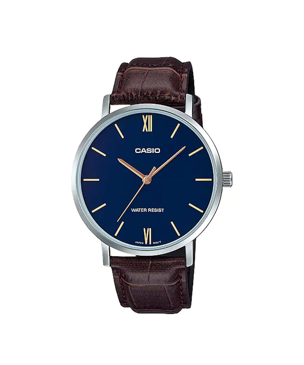 RELOJ PARA HOMBRE CASIO MTP-VT01L-2BUDF -AZUL - Tiendas Casio TITEC