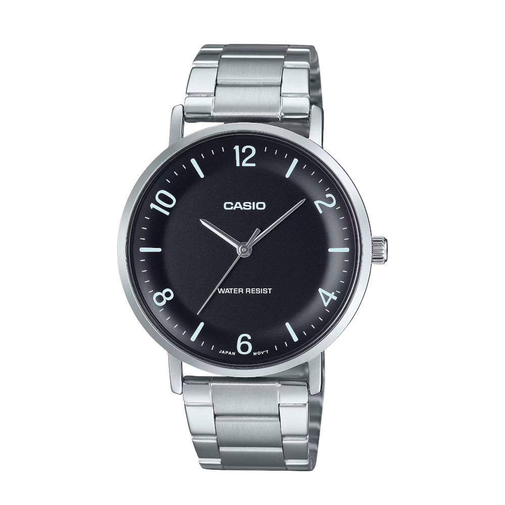 RELOJ PARA HOMBRE CASIO MTP-VT03D-1BDF -NEGRO - Tiendas Casio TITEC
