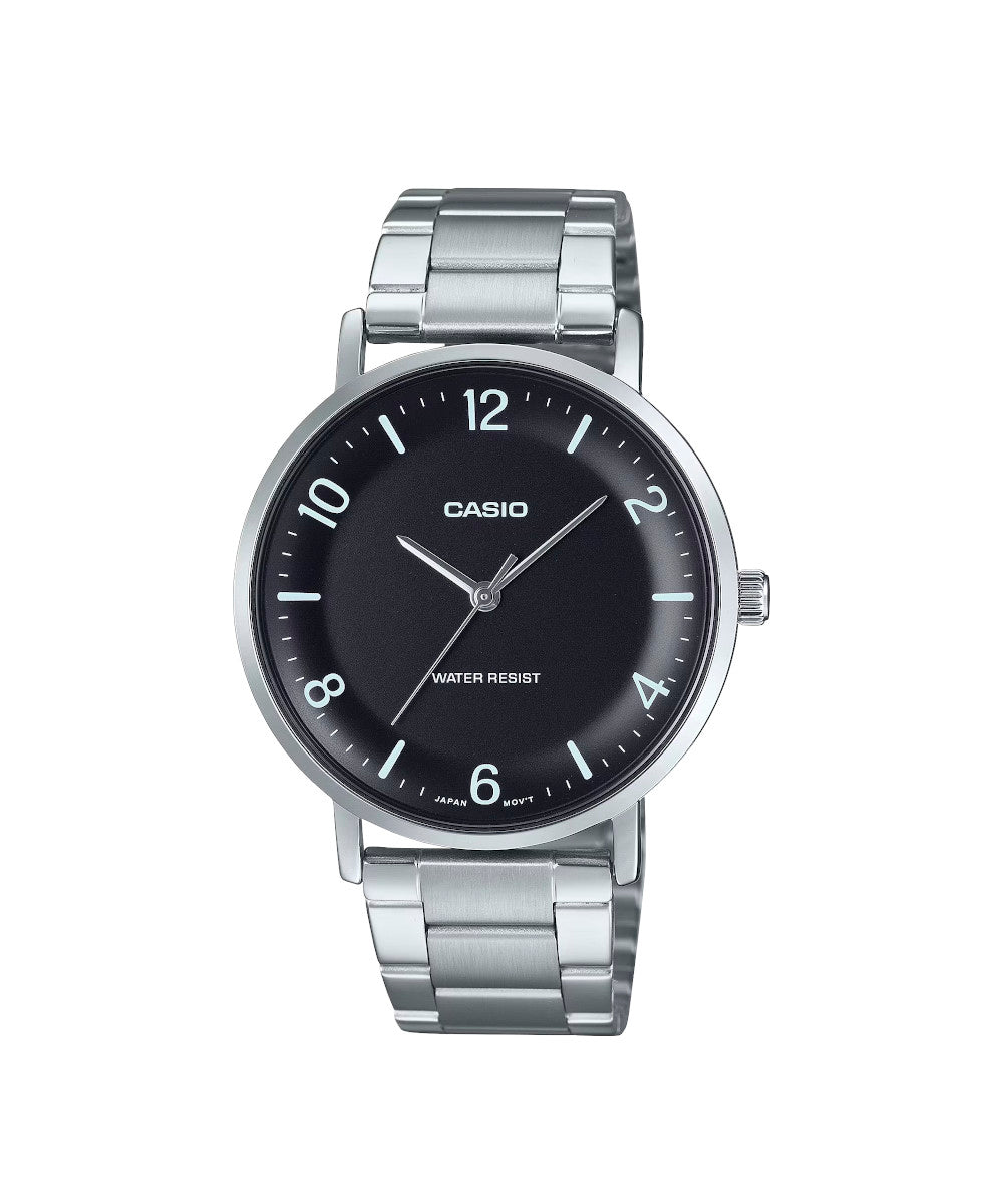 RELOJ PARA HOMBRE CASIO MTP-VT03D-1BDF -NEGRO - Tiendas Casio TITEC