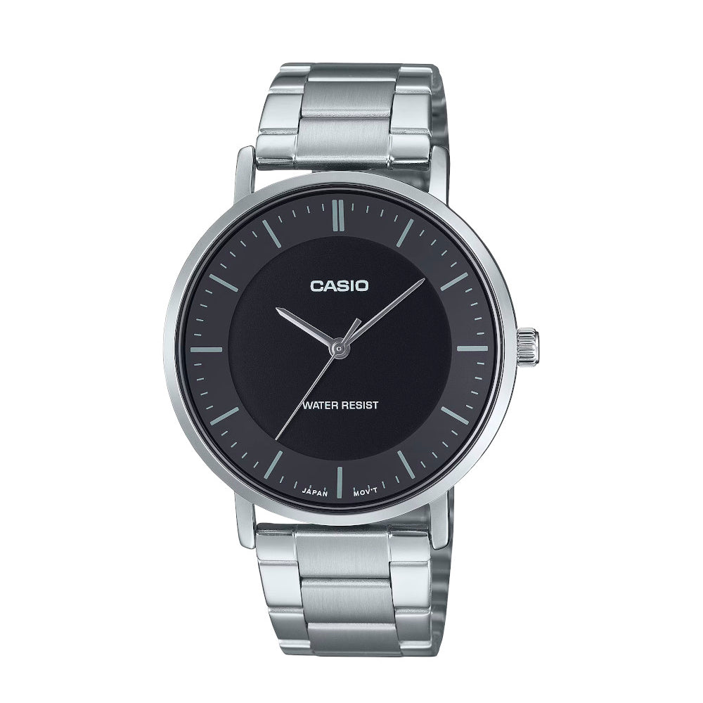 RELOJ PARA HOMBRE CASIO MTP-VT04D-1EDF -NEGRO - Tiendas Casio TITEC