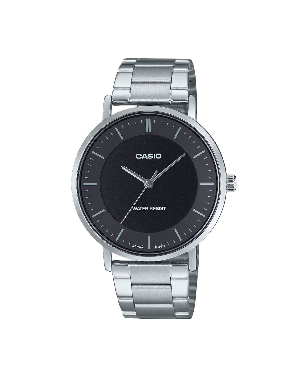 RELOJ PARA HOMBRE CASIO MTP-VT04D-1EDF -NEGRO - Tiendas Casio TITEC