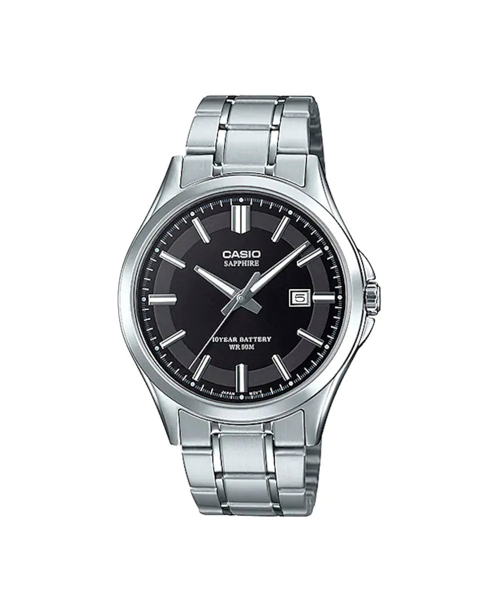 RELOJ PARA HOMBRE CASIO MTS-100D-1AVDF -NEGRO - Tiendas Casio TITEC