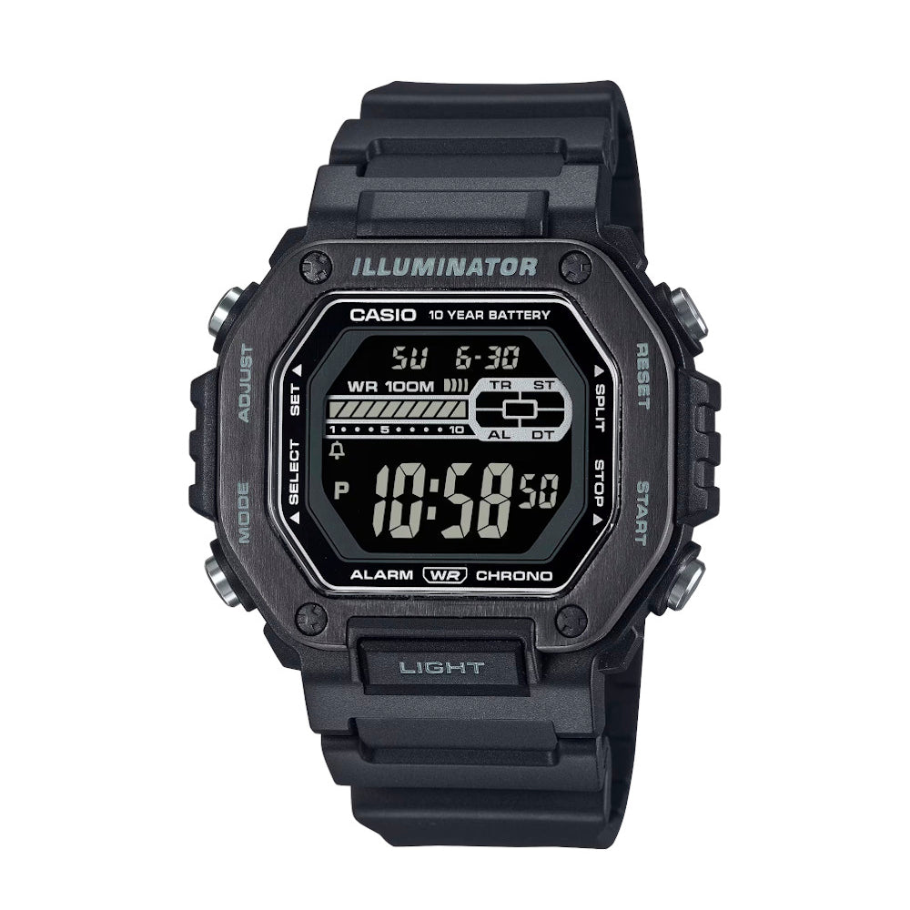 RELOJ PARA HOMBRE CASIO MWD-110HB-1BVDF -NEGRO - Tiendas Casio TITEC