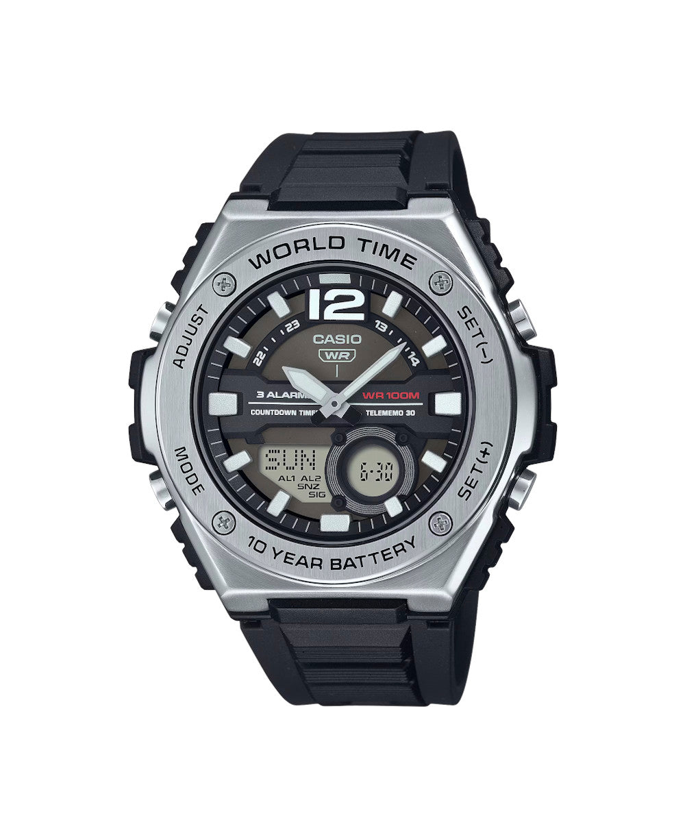 RELOJ PARA HOMBRE CASIO MWQ-100-1AVDF -NEGRO - Tiendas Casio TITEC