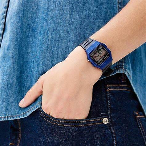 RELOJ CASIO F-91WM-2ADF -AZUL - Tiendas Casio TITEC