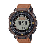 RELOJ PARA HOMBRE CASIO PROTREK  PRG-340L-5DR -CAFÉ - Tiendas Casio TITEC