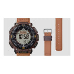 RELOJ PARA HOMBRE CASIO PROTREK  PRG-340L-5DR -CAFÉ - Tiendas Casio TITEC