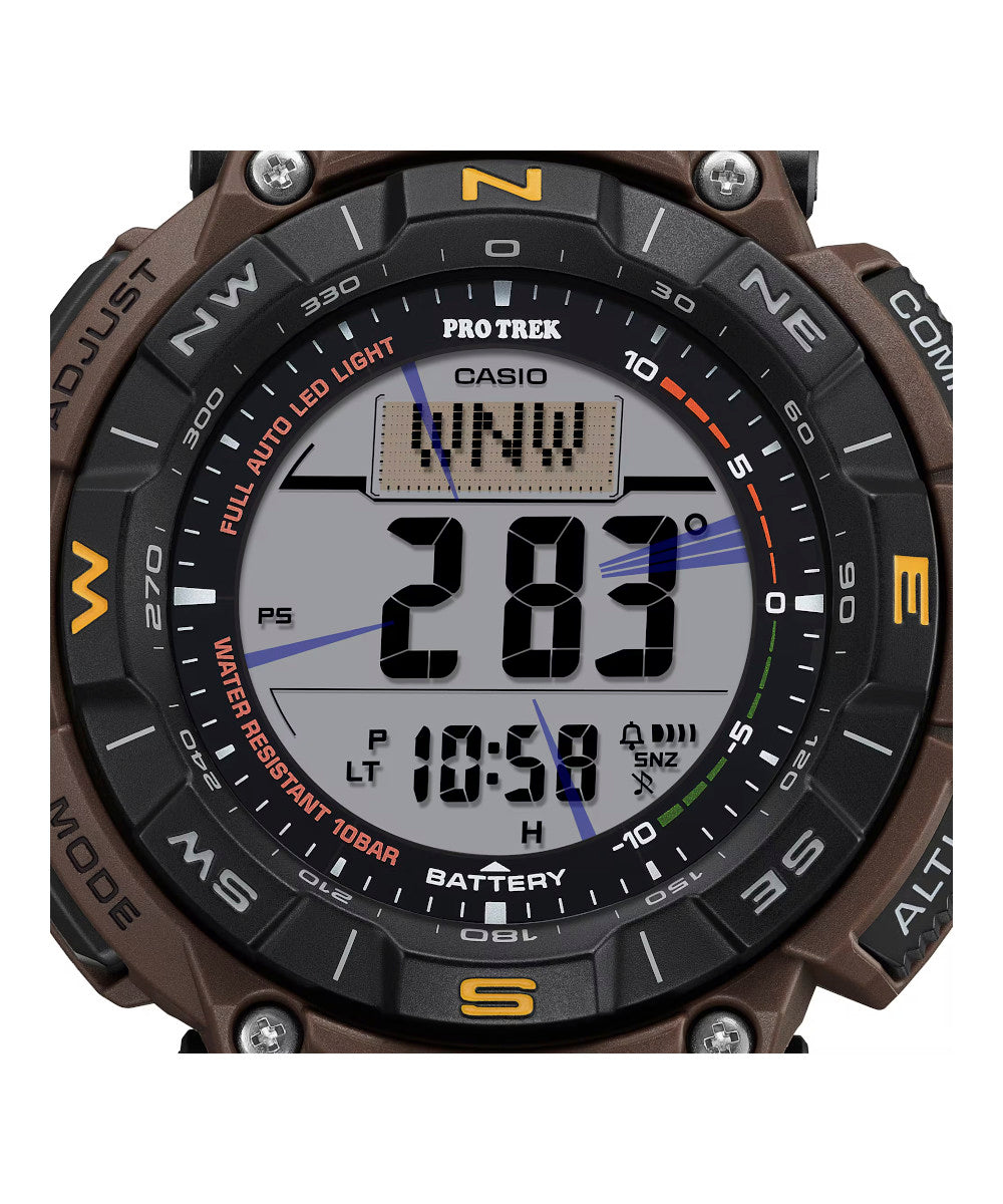 RELOJ PARA HOMBRE CASIO PROTREK  PRG-340L-5DR -CAFÉ - Tiendas Casio TITEC