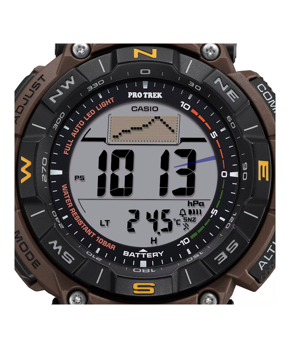 RELOJ PARA HOMBRE CASIO PROTREK  PRG-340L-5DR -CAFÉ - Tiendas Casio TITEC