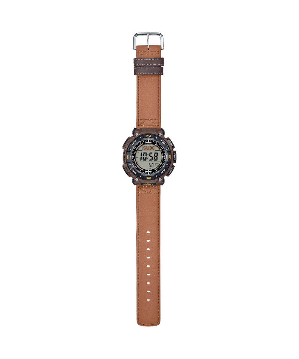 RELOJ PARA HOMBRE CASIO PROTREK  PRG-340L-5DR -CAFÉ - Tiendas Casio TITEC