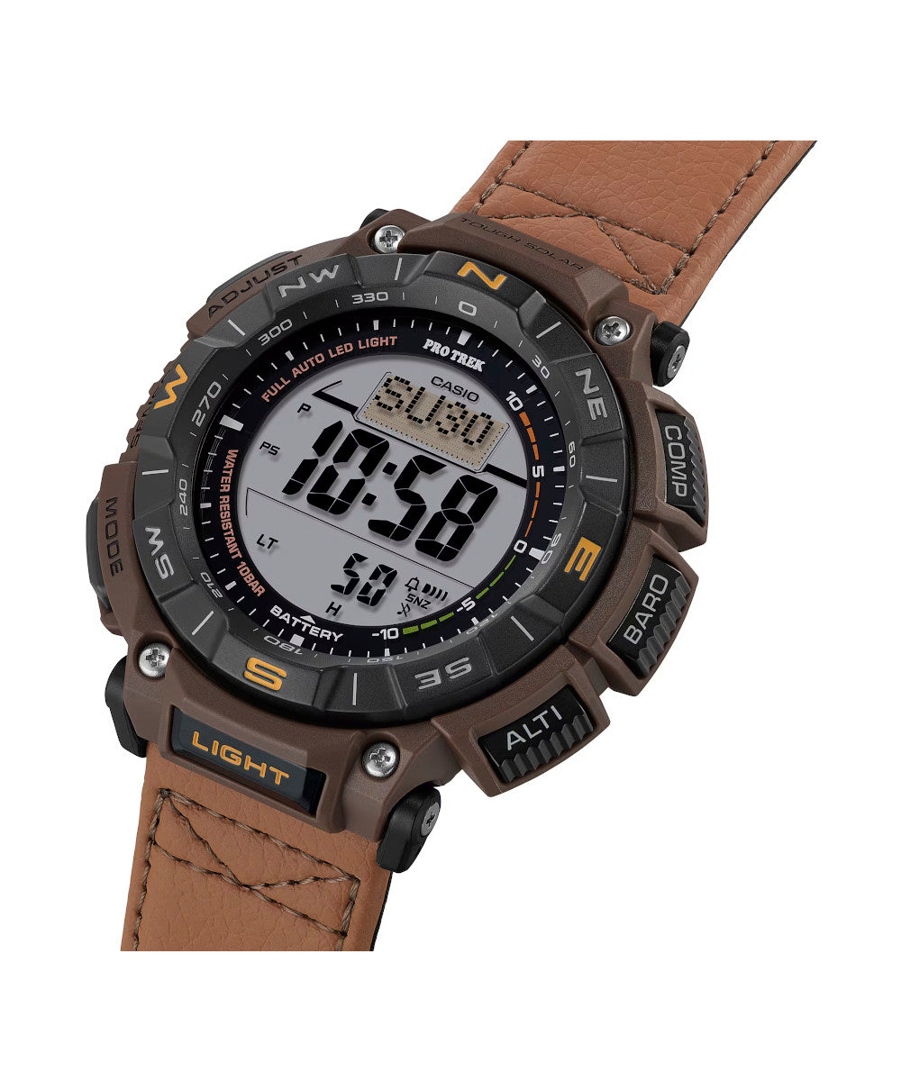 RELOJ PARA HOMBRE CASIO PROTREK  PRG-340L-5DR -CAFÉ - Tiendas Casio TITEC