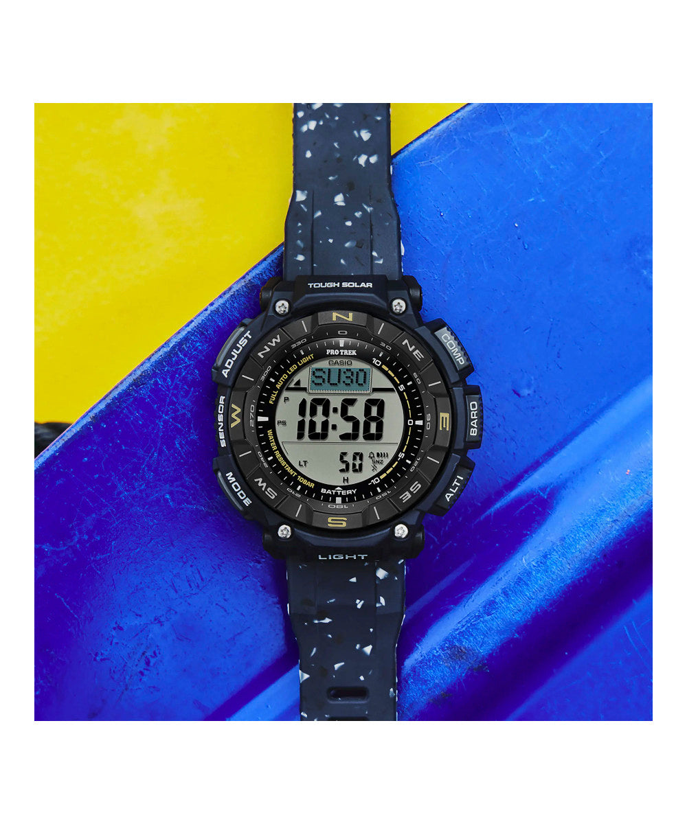 RELOJ PARA HOMBRE CASIO PROTREK PRG-340SC-2DR -AZUL - Tiendas Casio TITEC