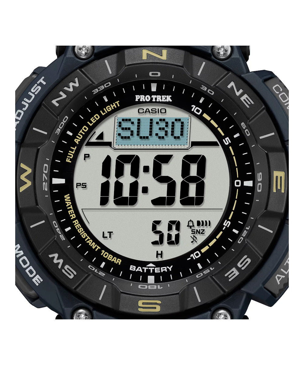 RELOJ PARA HOMBRE CASIO PROTREK PRG-340SC-2DR -AZUL - Tiendas Casio TITEC