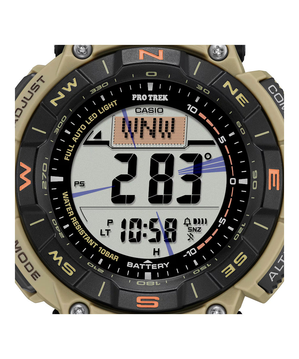RELOJ PARA HOMBRE CASIO PROTREK PRG-340SC-5DR -CAFÉ - Tiendas Casio TITEC