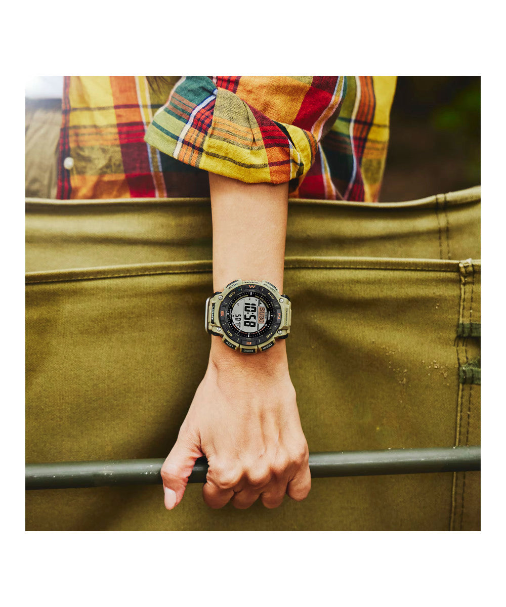 RELOJ PARA HOMBRE CASIO PROTREK PRG-340SC-5DR -CAFÉ - Tiendas Casio TITEC