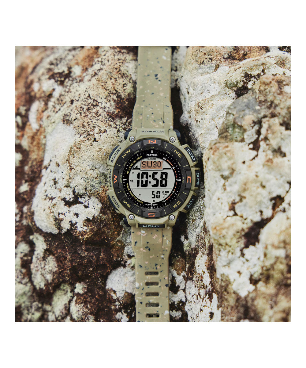 RELOJ PARA HOMBRE CASIO PROTREK PRG-340SC-5DR -CAFÉ - Tiendas Casio TITEC