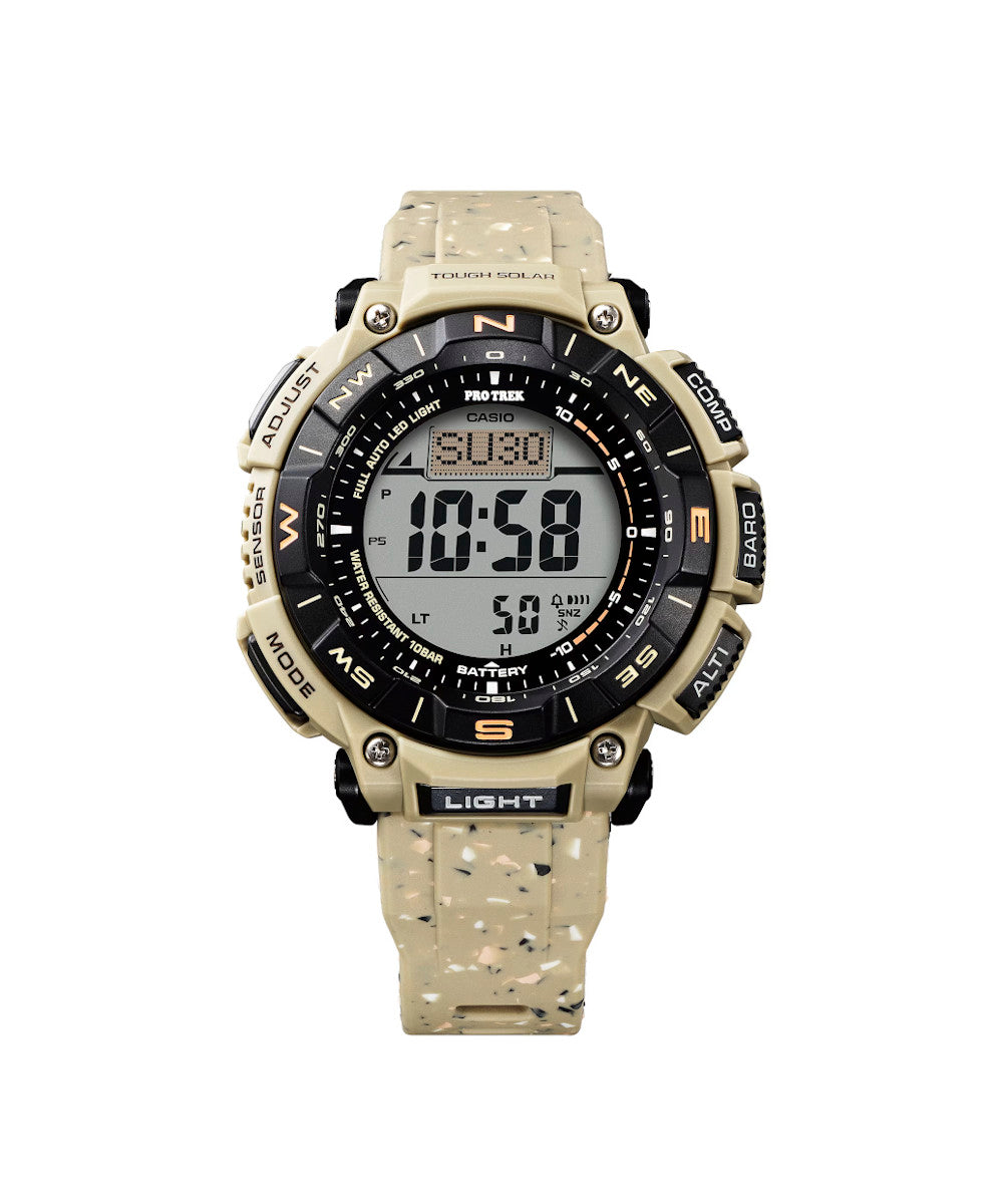 RELOJ PARA HOMBRE CASIO PROTREK PRG-340SC-5DR -CAFÉ - Tiendas Casio TITEC