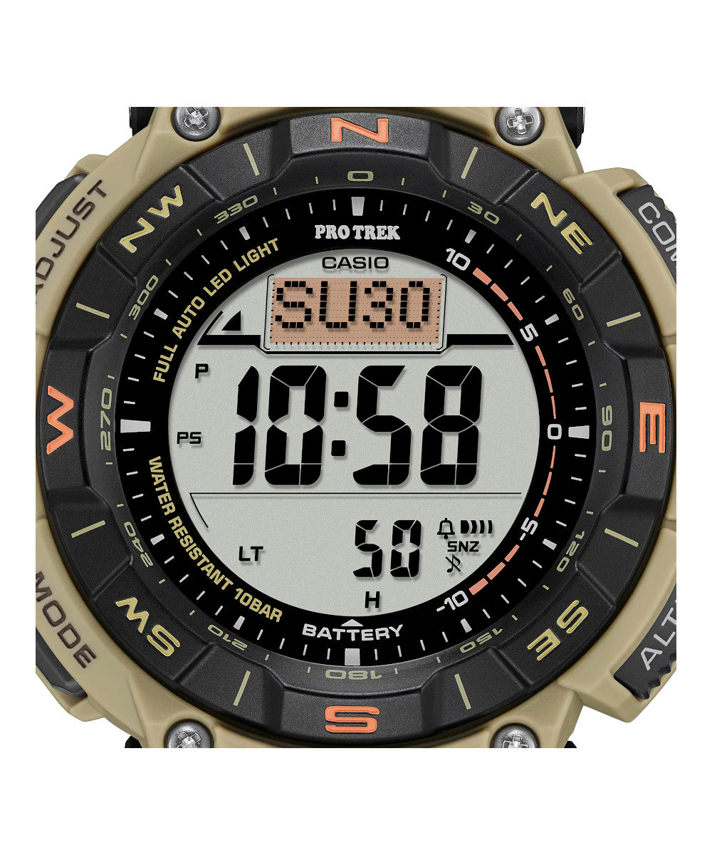 RELOJ PARA HOMBRE CASIO PROTREK PRG-340SC-5DR -CAFÉ - Tiendas Casio TITEC