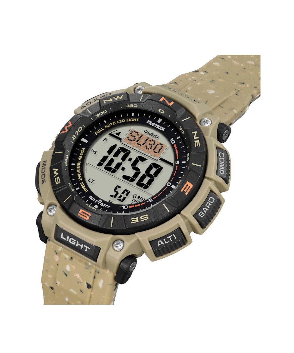 RELOJ PARA HOMBRE CASIO PROTREK PRG-340SC-5DR -CAFÉ - Tiendas Casio TITEC