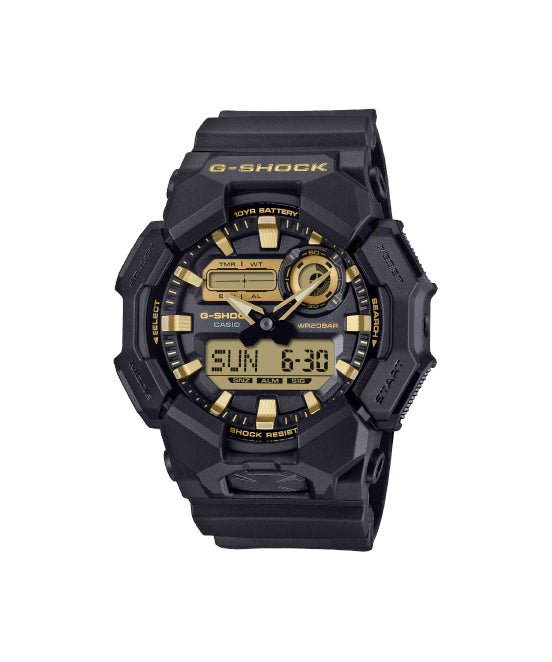 RELOJ CASIO G-SHOCK GA-010GB-1A9DR - NEGRO - Tiendas Casio TITEC