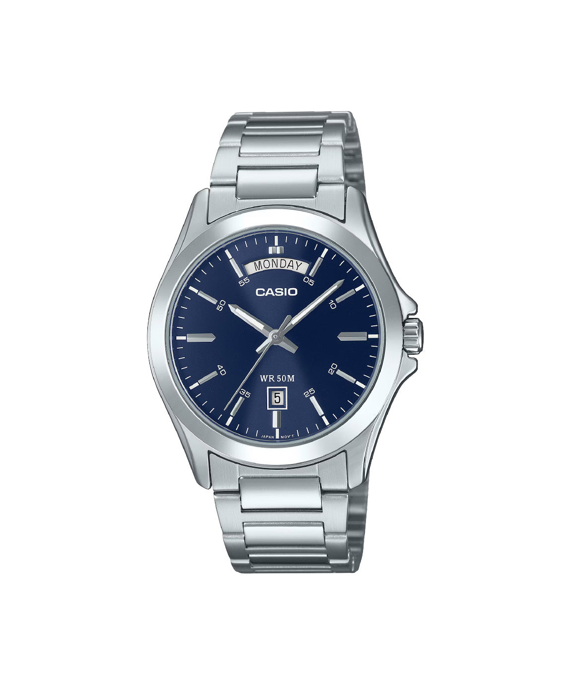 RELOJ PARA HOMBRE CASIO MTP-1370D-2A2VDF - AZUL - Tiendas Casio TITEC