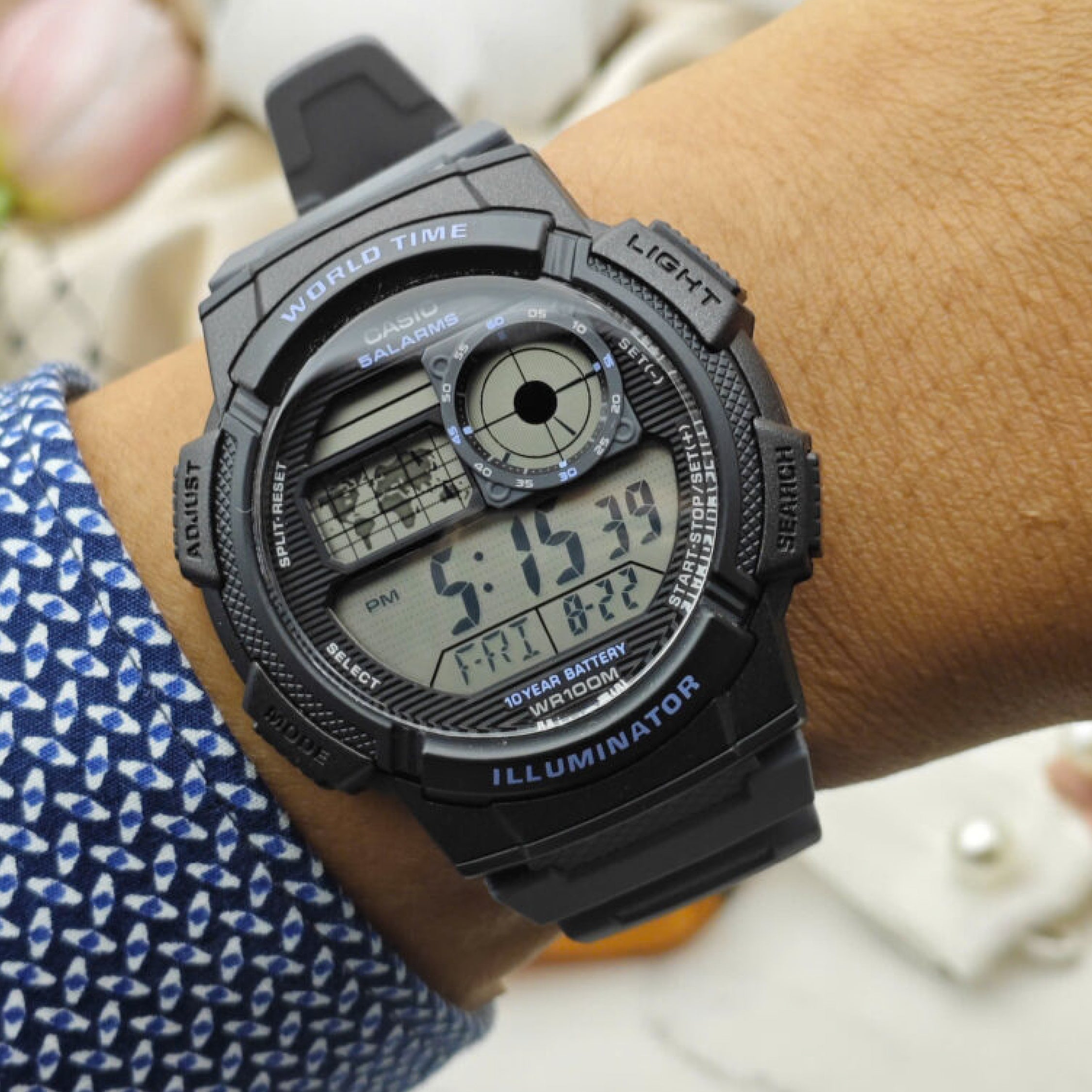 RELOJ PARA HOMBRE CASIO AE-1000W-8AVDF - GRIS - Tiendas Casio TITEC