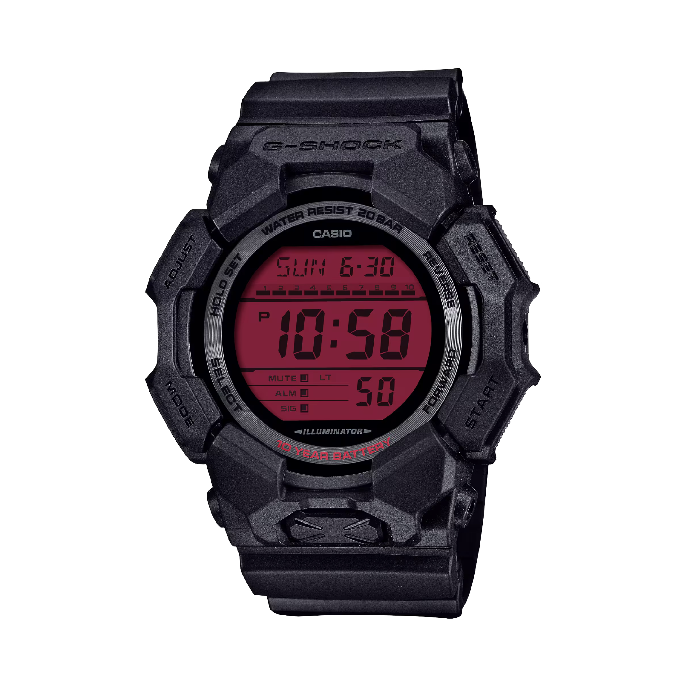 RELOJ CASIO G-SHOCK GD-010BBR-1DR - NEGRO - Tiendas Casio TITEC