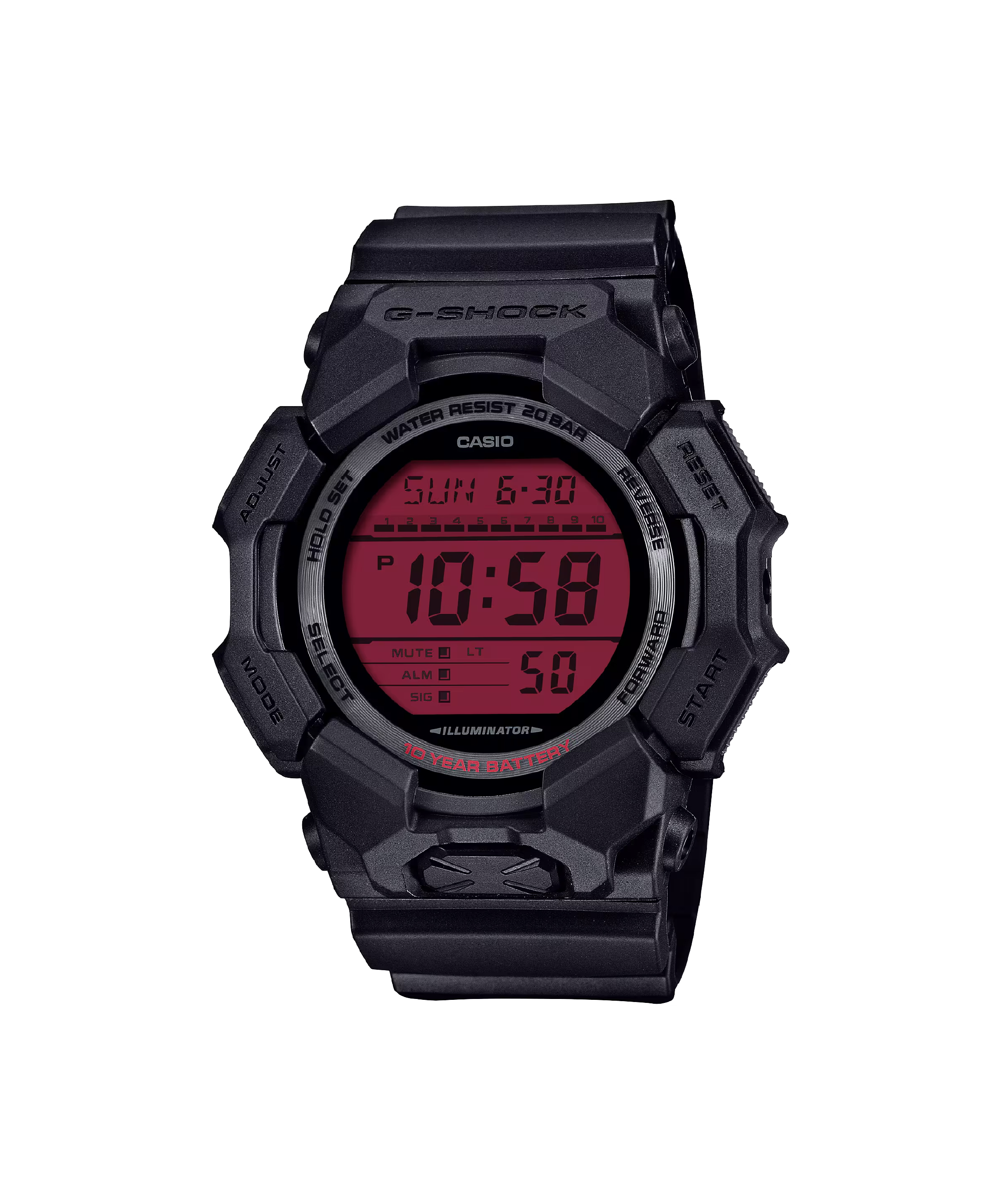 RELOJ CASIO G-SHOCK GD-010BBR-1DR - NEGRO - Tiendas Casio TITEC