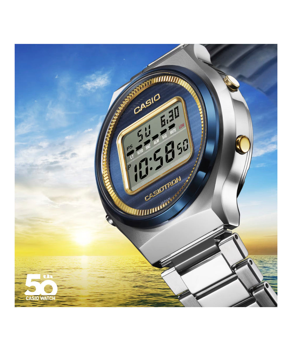 RELOJ CASIO VINTAGE TRN-50SS-2ADR -AZUL - Tiendas Casio TITEC