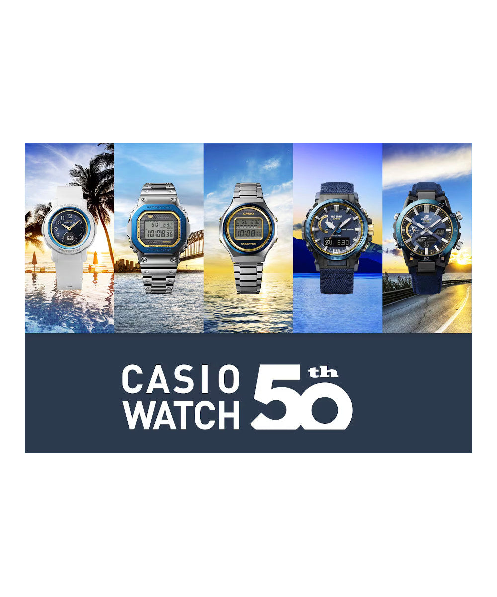 RELOJ CASIO VINTAGE TRN-50SS-2ADR -AZUL - Tiendas Casio TITEC
