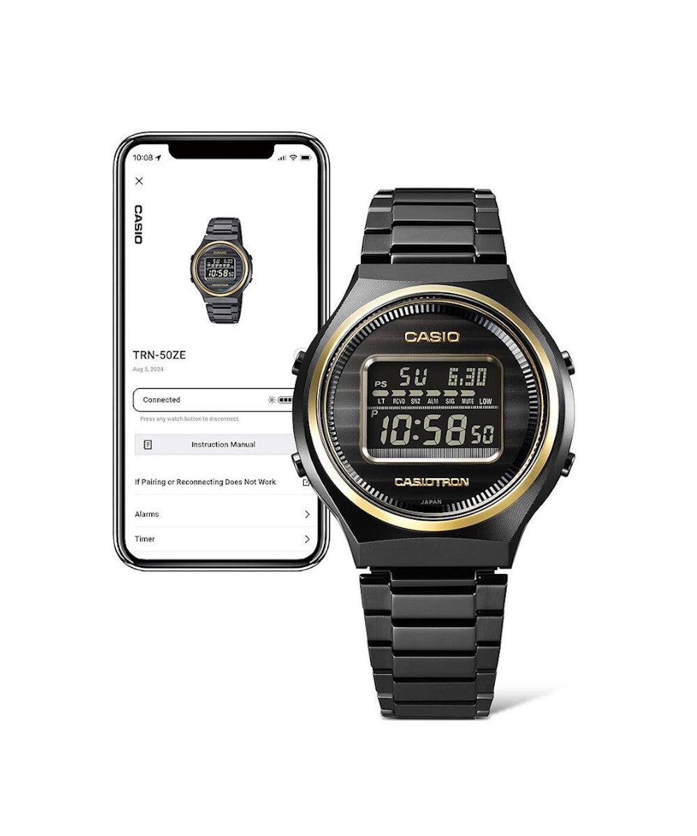 RELOJ CASIO VINTAGE TRN-50ZE-1ADR -NEGRO - Tiendas Casio TITEC
