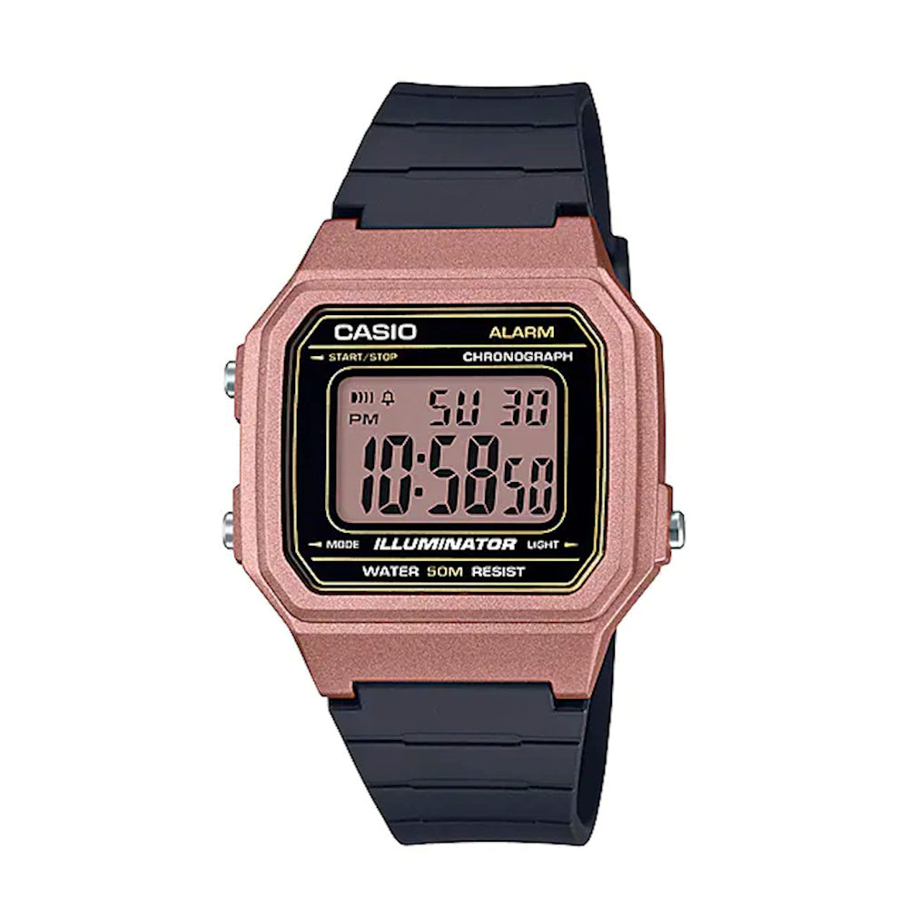 RELOJ CASIO W-217HM-5AVDF -ROSADO - Tiendas Casio TITEC