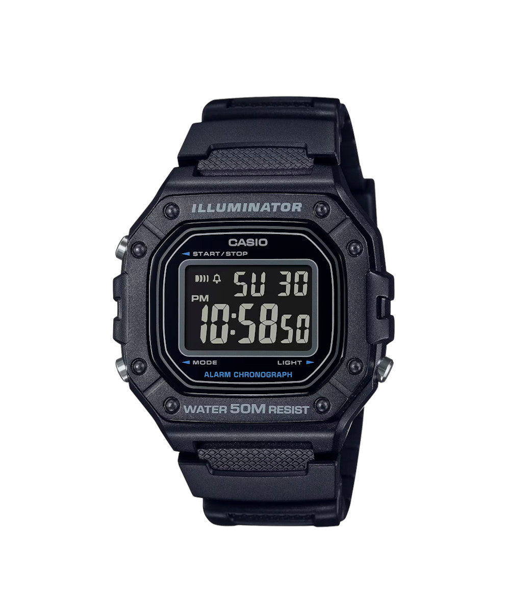 RELOJ CASIO W-218H-1BVDF -NEGRO - Tiendas Casio TITEC