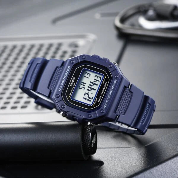 RELOJ CASIO W-218H-2AVDF -AZUL - Tiendas Casio TITEC