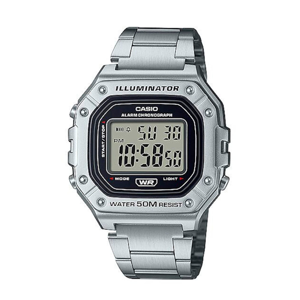 RELOJ CASIO W-218HD-1AVDF -PLATEADO - Tiendas Casio TITEC