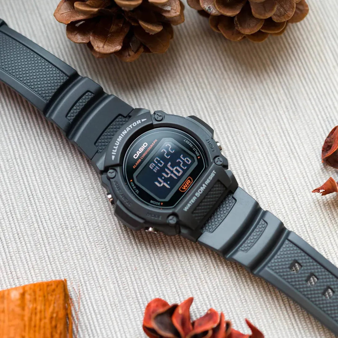 RELOJ CASIO W-219H-8BVDF -GRIS - Tiendas Casio TITEC