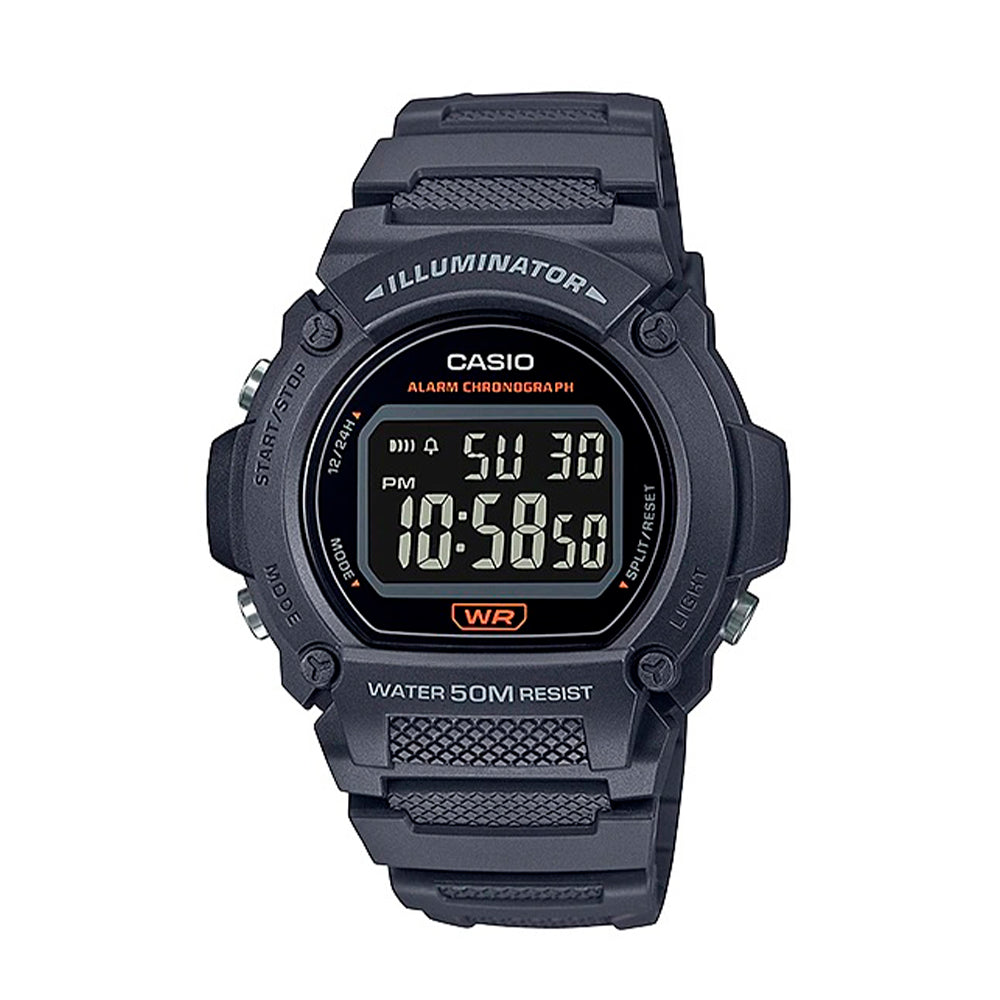 RELOJ CASIO W-219H-8BVDF -GRIS - Tiendas Casio TITEC
