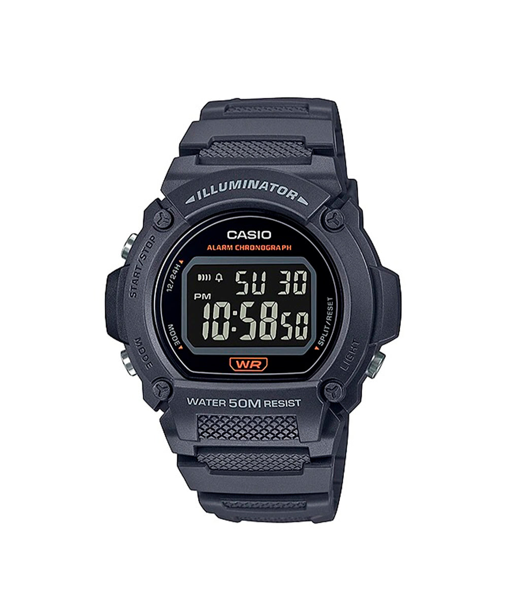 RELOJ CASIO W-219H-8BVDF -GRIS - Tiendas Casio TITEC