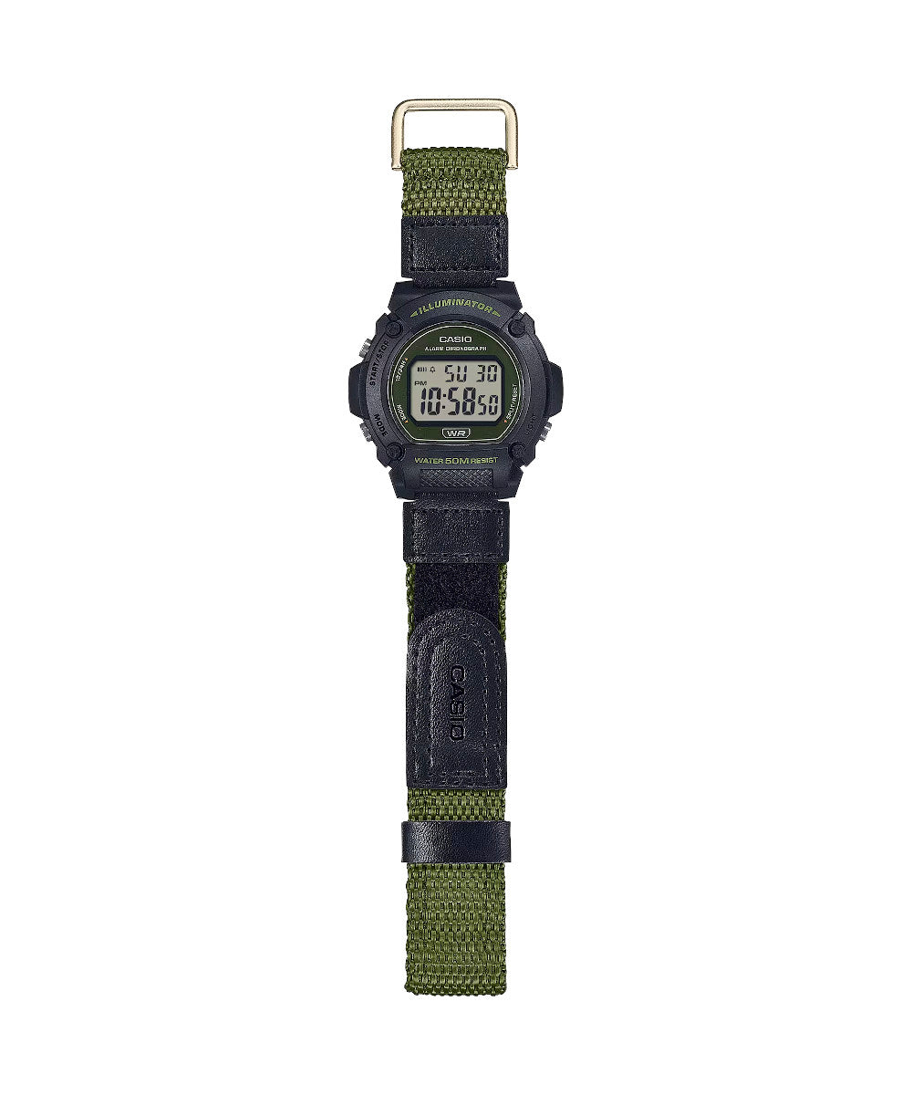 RELOJ CASIO W-219HB-3AVDF -VERDE - Tiendas Casio TITEC