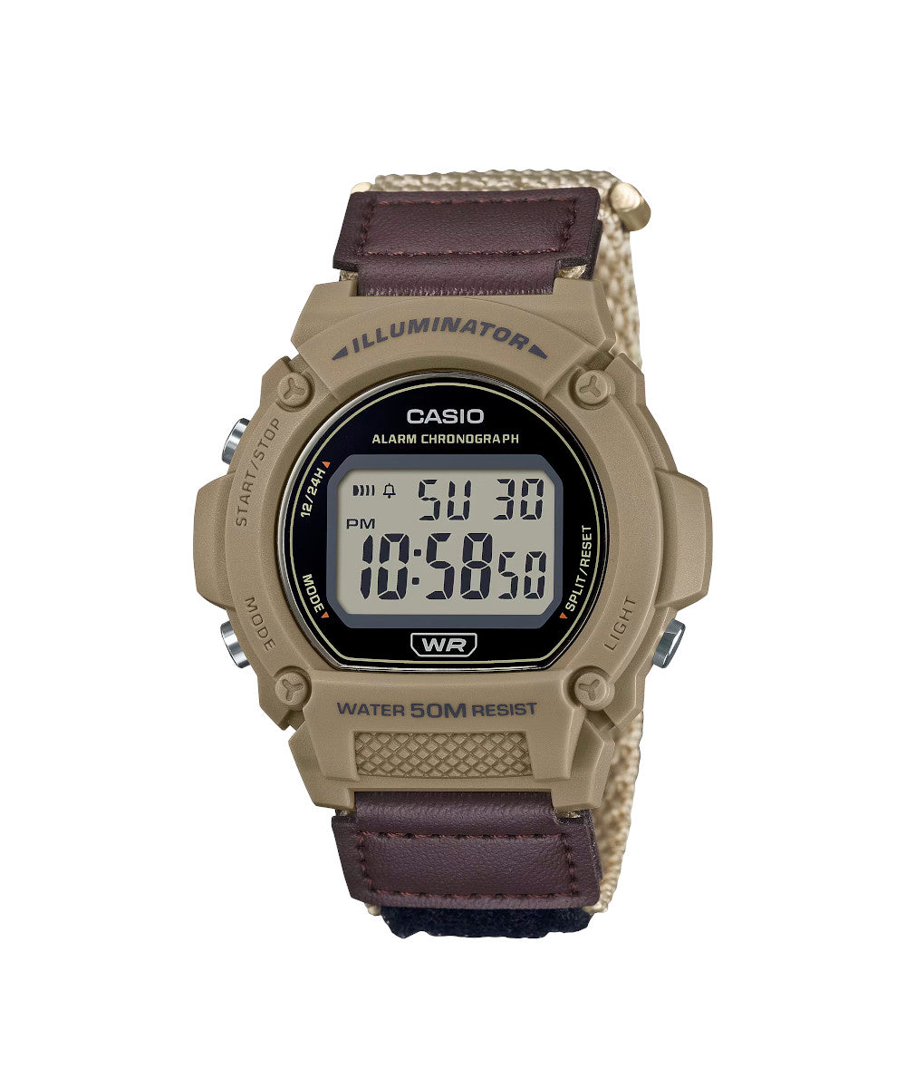 RELOJ CASIO W-219HB-5AVDF -CAFÉ - Tiendas Casio TITEC