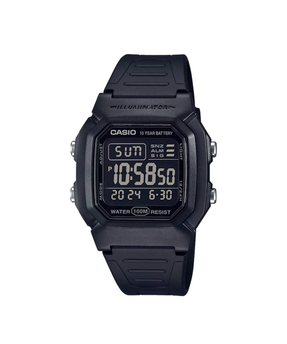 RELOJ CASIO W-800H-1BVDF -NEGRO - Tiendas Casio TITEC