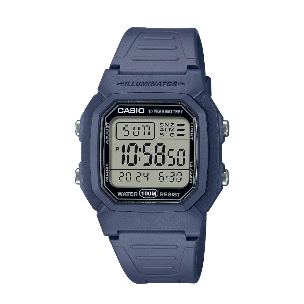RELOJ CASIO W-800H-2AVDF -AZUL - Tiendas Casio TITEC
