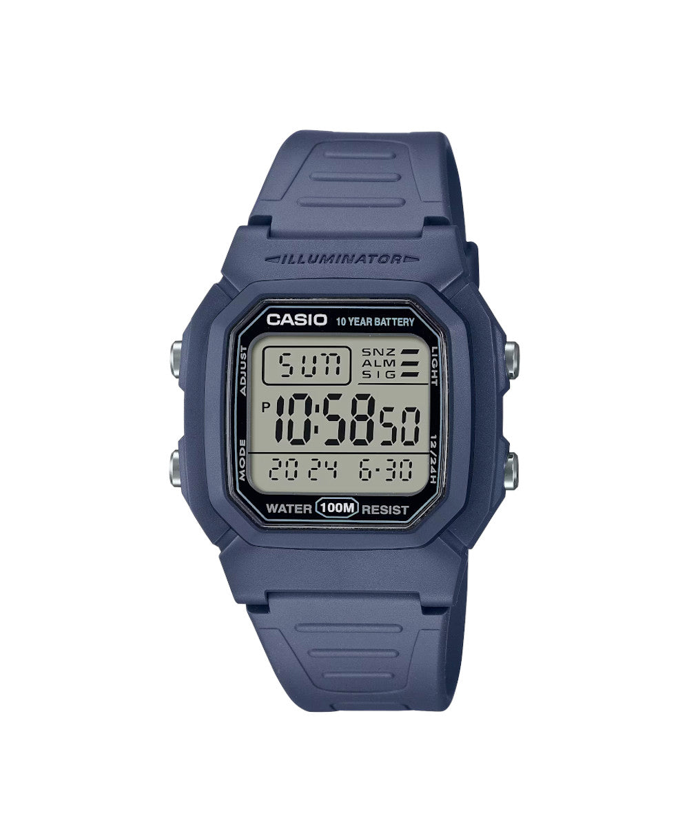 RELOJ CASIO W-800H-2AVDF -AZUL - Tiendas Casio TITEC