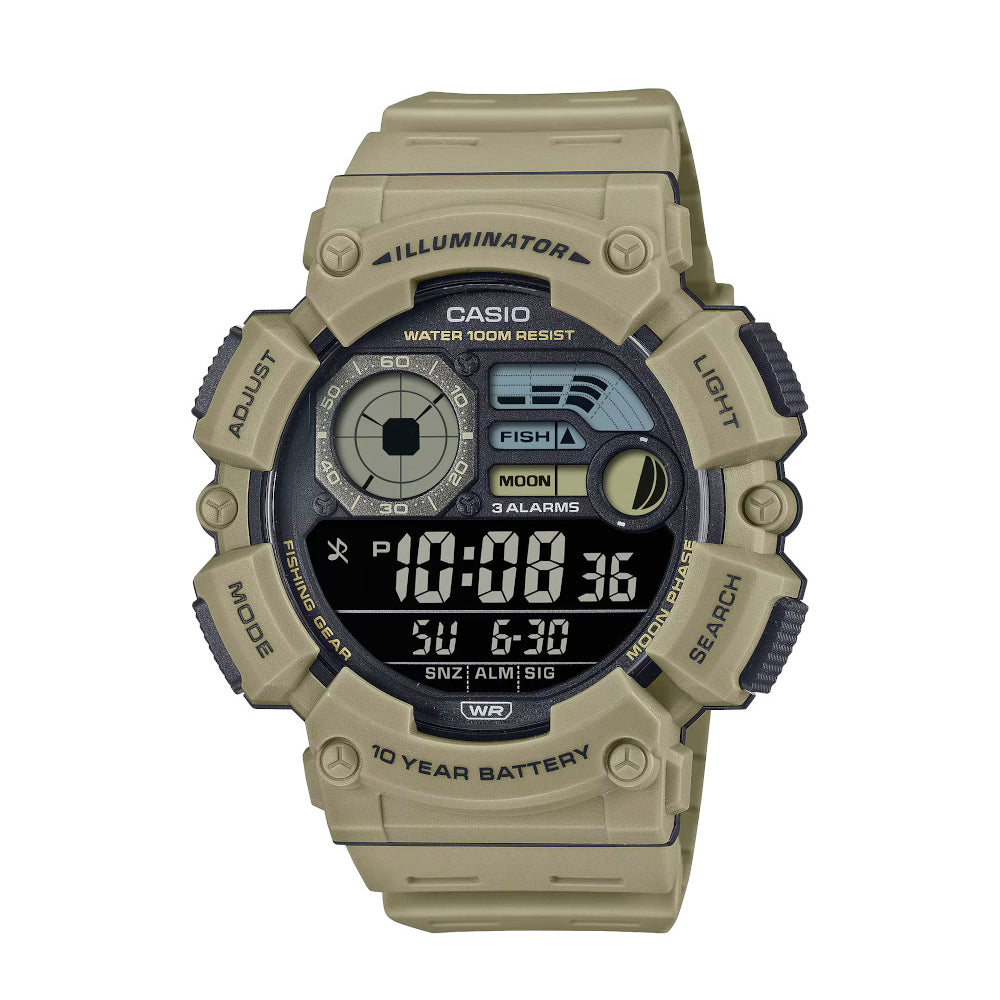RELOJ PARA HOMBRE CASIO WS-1500H-5BVDF -CAFÉ - Tiendas Casio TITEC