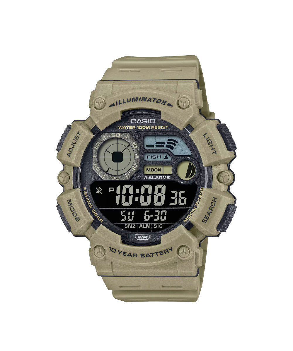 RELOJ PARA HOMBRE CASIO WS-1500H-5BVDF -CAFÉ - Tiendas Casio TITEC