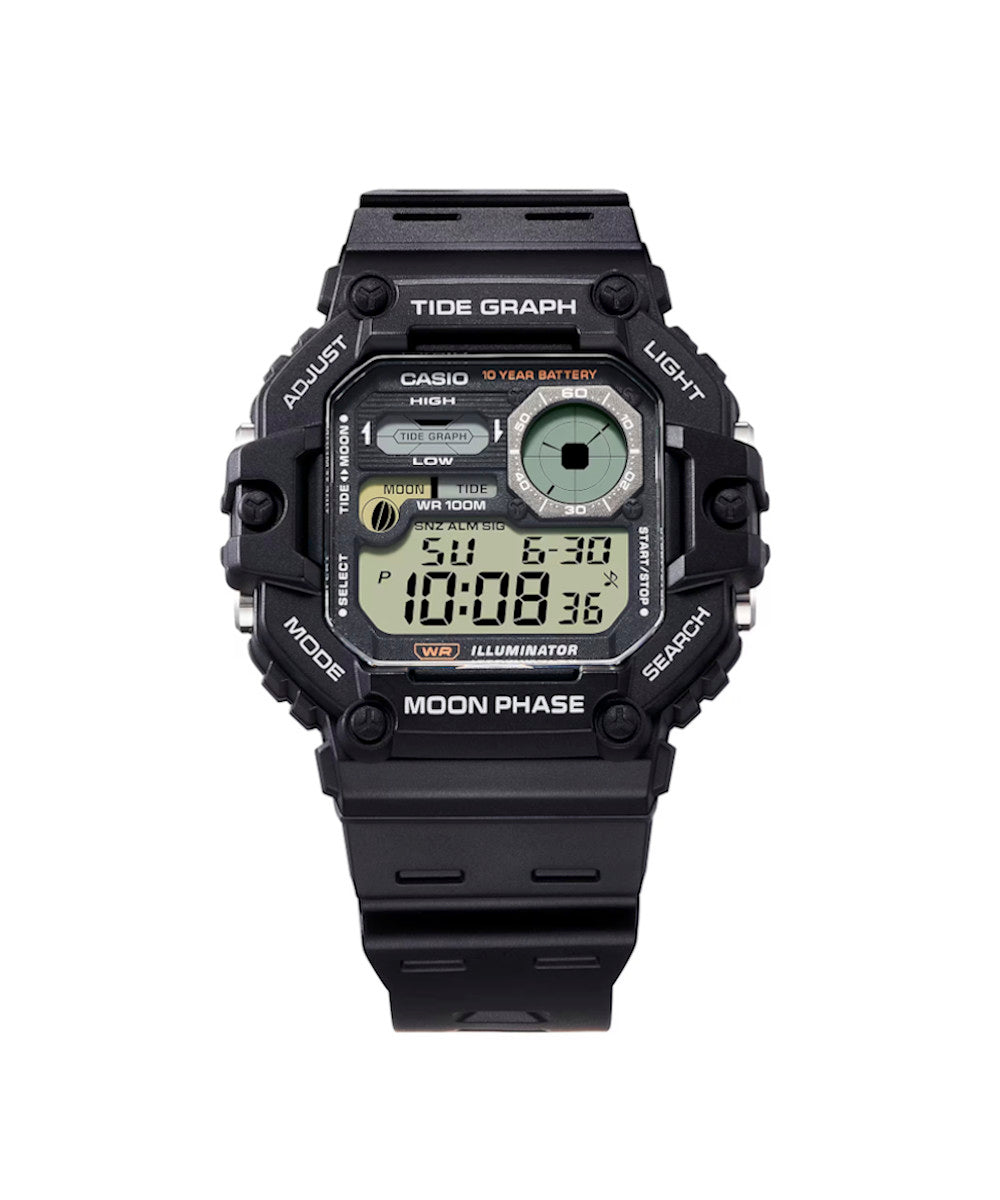 RELOJ PARA HOMBRE CASIO WS-1700H-1AVDF -NEGRO - Tiendas Casio TITEC