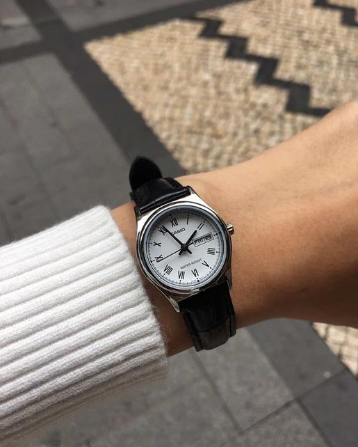 RELOJ PARA MUJER CASIO LTP-V006L-7BUDF -BLANCO - Tiendas Casio TITEC